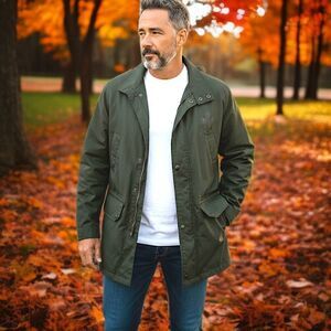 Carhartt Prof Tech Coat XL Mens Netherlands Green Quilted Chore Utility Barn Vtg